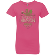 T-Shirts Hot Pink / YXS Green Dragon Girls Premium T-Shirt