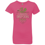 T-Shirts Hot Pink / YXS Green Dragon Girls Premium T-Shirt