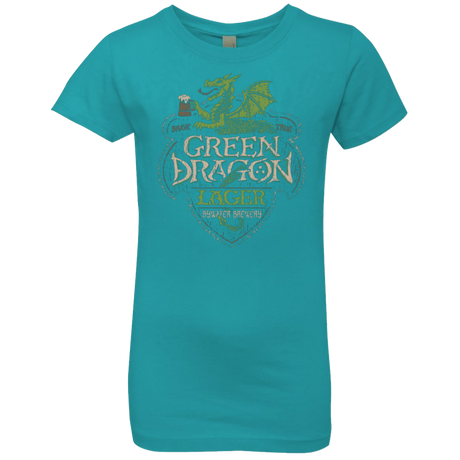 T-Shirts Tahiti Blue / YXS Green Dragon Girls Premium T-Shirt