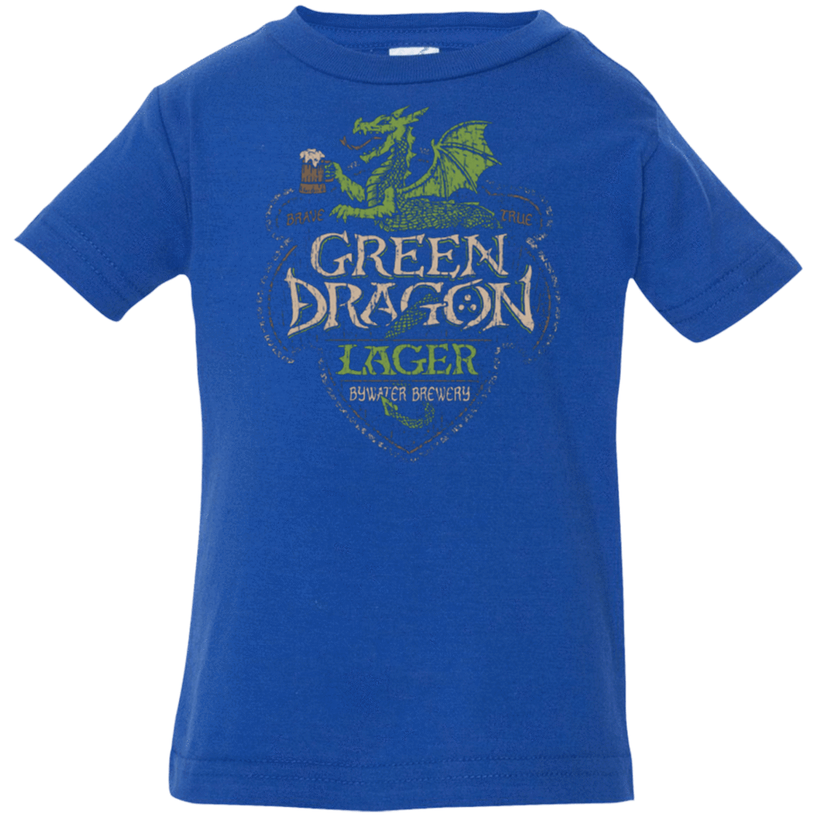 T-Shirts Royal / 6 Months Green Dragon Infant Premium T-Shirt
