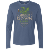 T-Shirts Indigo / Small Green Dragon Men's Premium Long Sleeve