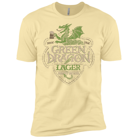 T-Shirts Banana Cream / X-Small Green Dragon Men's Premium T-Shirt