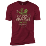 T-Shirts Cardinal / X-Small Green Dragon Men's Premium T-Shirt