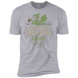 T-Shirts Heather Grey / X-Small Green Dragon Men's Premium T-Shirt