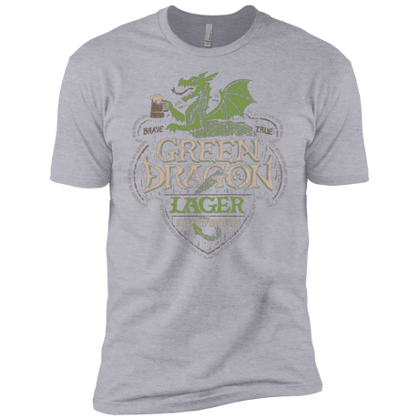 T-Shirts Heather Grey / X-Small Green Dragon Men's Premium T-Shirt