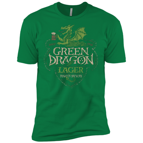 T-Shirts Kelly Green / X-Small Green Dragon Men's Premium T-Shirt