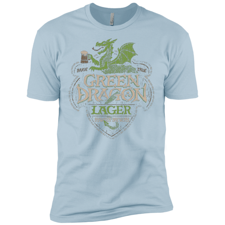 T-Shirts Light Blue / X-Small Green Dragon Men's Premium T-Shirt