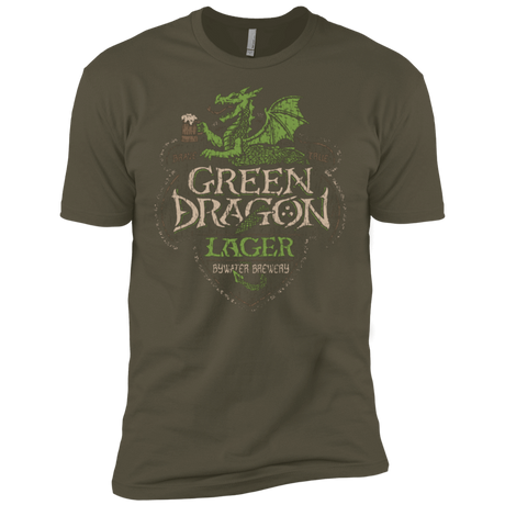 T-Shirts Military Green / X-Small Green Dragon Men's Premium T-Shirt