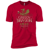 T-Shirts Red / X-Small Green Dragon Men's Premium T-Shirt