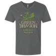 T-Shirts Heavy Metal / X-Small Green Dragon Men's Premium V-Neck