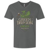 T-Shirts Heavy Metal / X-Small Green Dragon Men's Premium V-Neck
