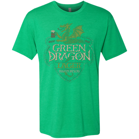 T-Shirts Envy / Small Green Dragon Men's Triblend T-Shirt