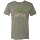 T-Shirts Venetian Grey / Small Green Dragon Men's Triblend T-Shirt