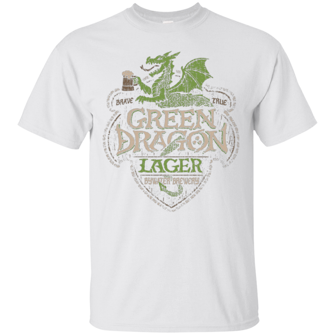 T-Shirts White / Small Green Dragon T-Shirt