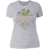 T-Shirts Heather Grey / X-Small Green Dragon Women's Premium T-Shirt