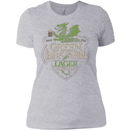 T-Shirts Heather Grey / X-Small Green Dragon Women's Premium T-Shirt