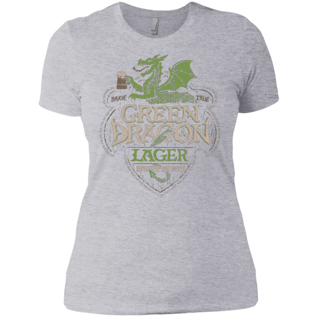 T-Shirts Heather Grey / X-Small Green Dragon Women's Premium T-Shirt