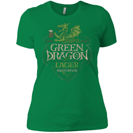 T-Shirts Kelly Green / X-Small Green Dragon Women's Premium T-Shirt