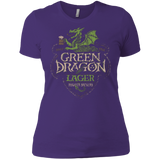T-Shirts Purple / X-Small Green Dragon Women's Premium T-Shirt