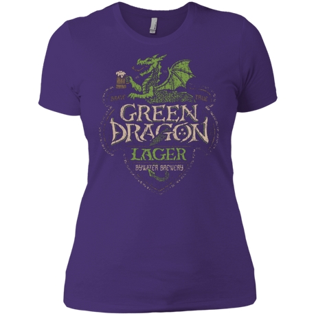 T-Shirts Purple / X-Small Green Dragon Women's Premium T-Shirt