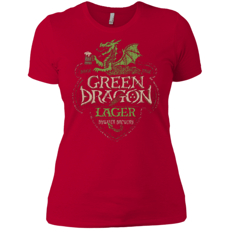 T-Shirts Red / X-Small Green Dragon Women's Premium T-Shirt