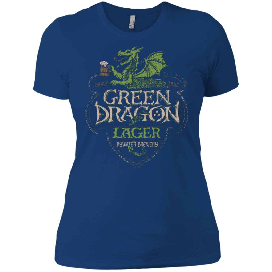 T-Shirts Royal / X-Small Green Dragon Women's Premium T-Shirt