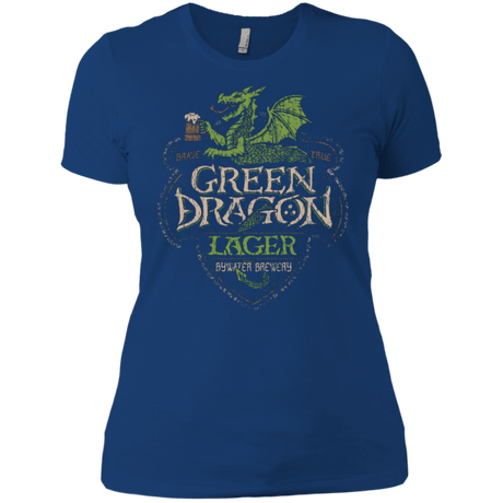 T-Shirts Royal / X-Small Green Dragon Women's Premium T-Shirt