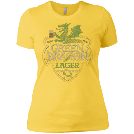 T-Shirts Vibrant Yellow / X-Small Green Dragon Women's Premium T-Shirt