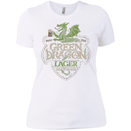 T-Shirts White / X-Small Green Dragon Women's Premium T-Shirt