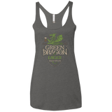 T-Shirts Premium Heather / X-Small Green Dragon Women's Triblend Racerback Tank