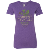 T-Shirts Purple Rush / Small Green Dragon Women's Triblend T-Shirt