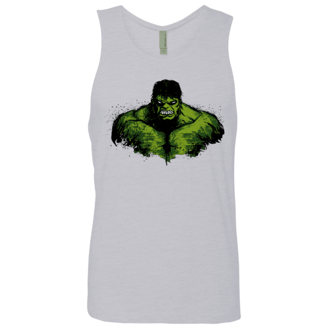 T-Shirts Heather Grey / Small Green Fury Men's Premium Tank Top