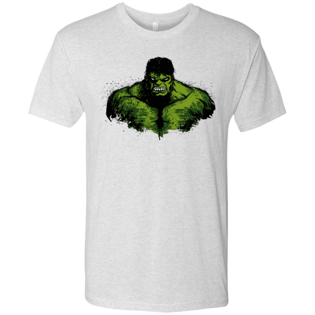T-Shirts Heather White / Small Green Fury Men's Triblend T-Shirt