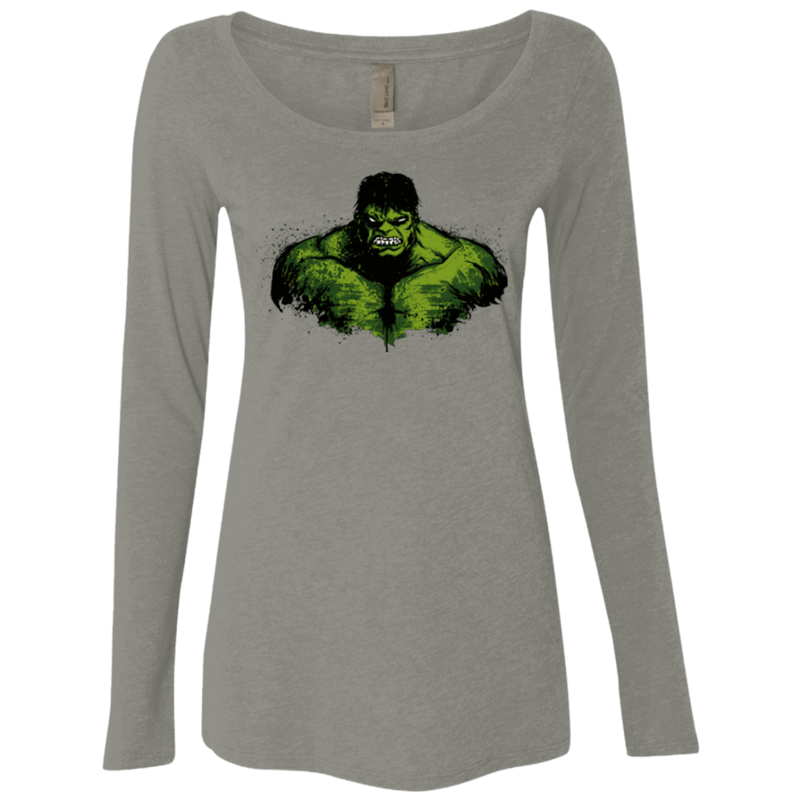 T-Shirts Venetian Grey / Small Green Fury Women's Triblend Long Sleeve Shirt