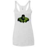 T-Shirts Heather White / X-Small Green Fury Women's Triblend Racerback Tank