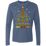 T-Shirts Indigo / Small Green Hill Christmas Men's Premium Long Sleeve