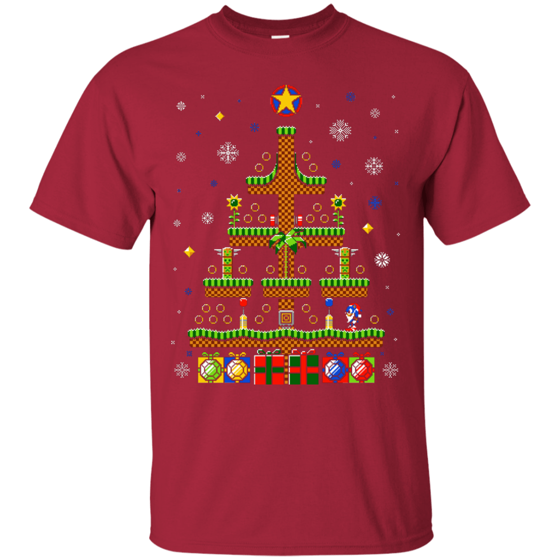 T-Shirts Cardinal / Small Green Hill Christmas T-Shirt