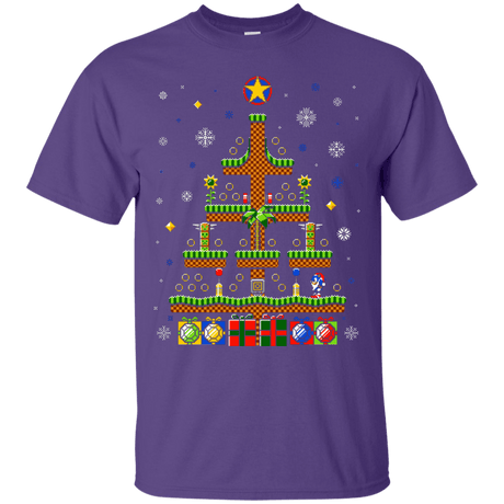 T-Shirts Purple / Small Green Hill Christmas T-Shirt