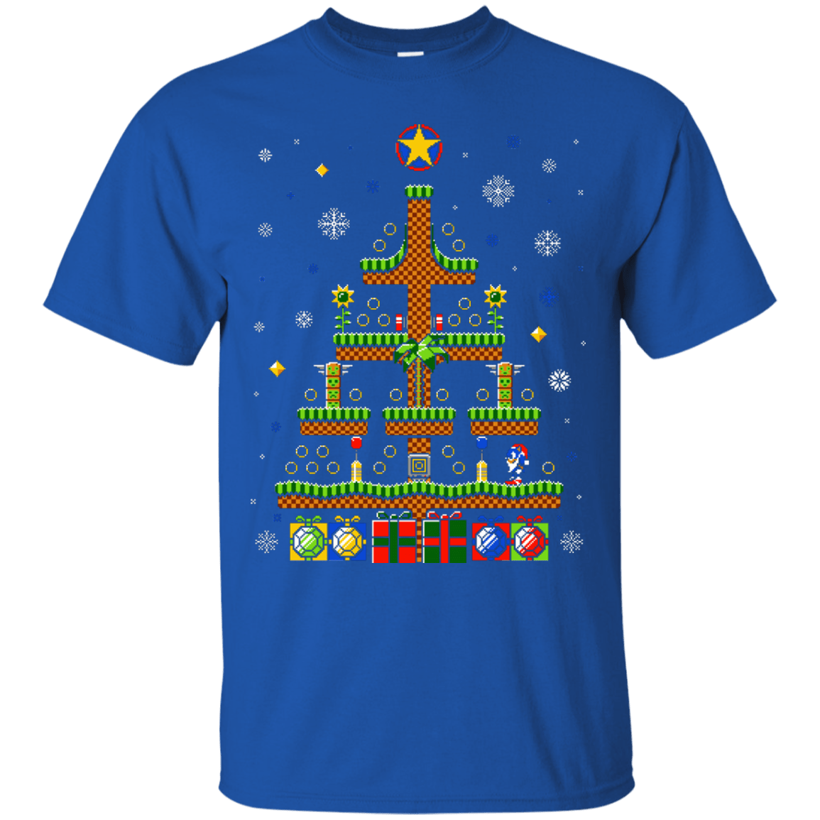 T-Shirts Royal / Small Green Hill Christmas T-Shirt