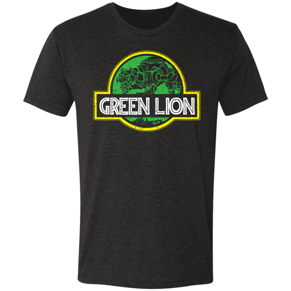 T-Shirts Vintage Black / S Green Lion Men's Triblend T-Shirt