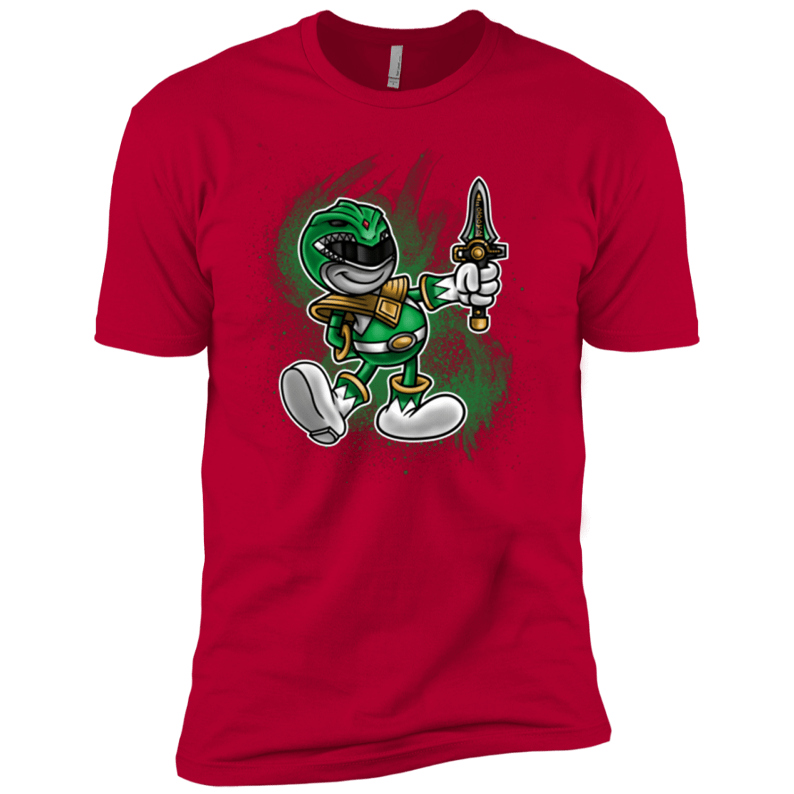T-Shirts Red / YXS Green Ranger Artwork Boys Premium T-Shirt