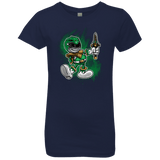 T-Shirts Midnight Navy / YXS Green Ranger Artwork Girls Premium T-Shirt