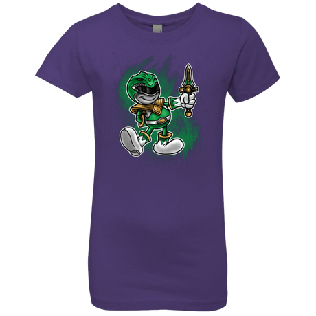 T-Shirts Purple Rush / YXS Green Ranger Artwork Girls Premium T-Shirt