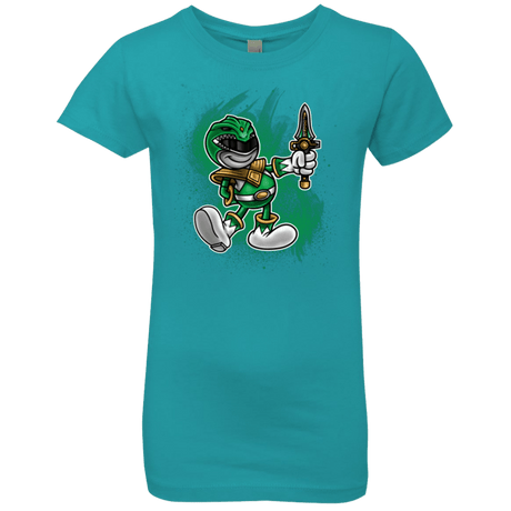 T-Shirts Tahiti Blue / YXS Green Ranger Artwork Girls Premium T-Shirt
