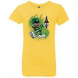 T-Shirts Vibrant Yellow / YXS Green Ranger Artwork Girls Premium T-Shirt