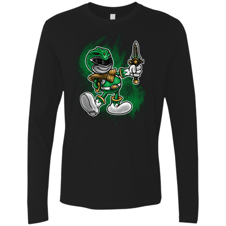 T-Shirts Black / Small Green Ranger Artwork Men's Premium Long Sleeve