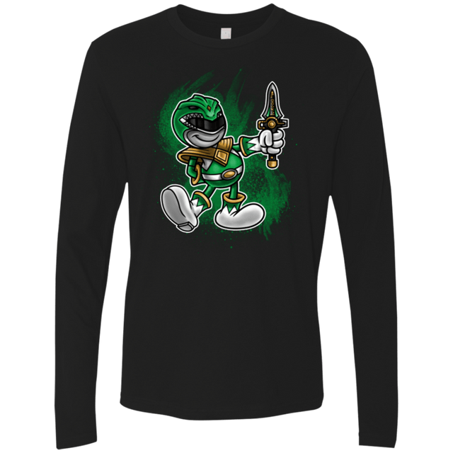 T-Shirts Black / Small Green Ranger Artwork Men's Premium Long Sleeve