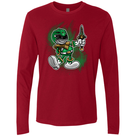 T-Shirts Cardinal / Small Green Ranger Artwork Men's Premium Long Sleeve