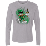 T-Shirts Heather Grey / Small Green Ranger Artwork Men's Premium Long Sleeve