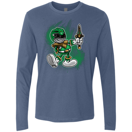 T-Shirts Indigo / Small Green Ranger Artwork Men's Premium Long Sleeve